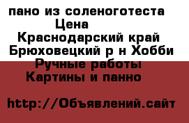 пано из соленоготеста › Цена ­ 400 - Краснодарский край, Брюховецкий р-н Хобби. Ручные работы » Картины и панно   